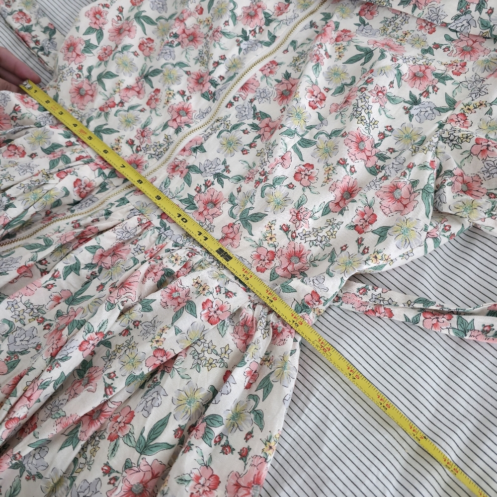 Ivy City Co Chelsea Dress in Cream Floral (Liberty Fabric 100% Cotton) - Picture 8 of 8